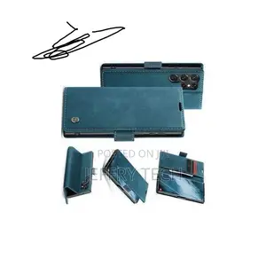 Leather Wallet Flip Case for Tecno Camon 50 Pro – Magnetic Closure, C