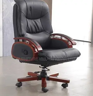Office Chair;Vintage Genuine Leather Executive Office Chair