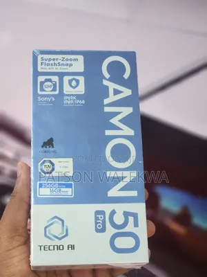New Tecno Camon 50 Pro 256 GB Silver