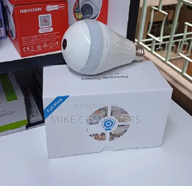 360° Panoramic Wifi Bulb Camera