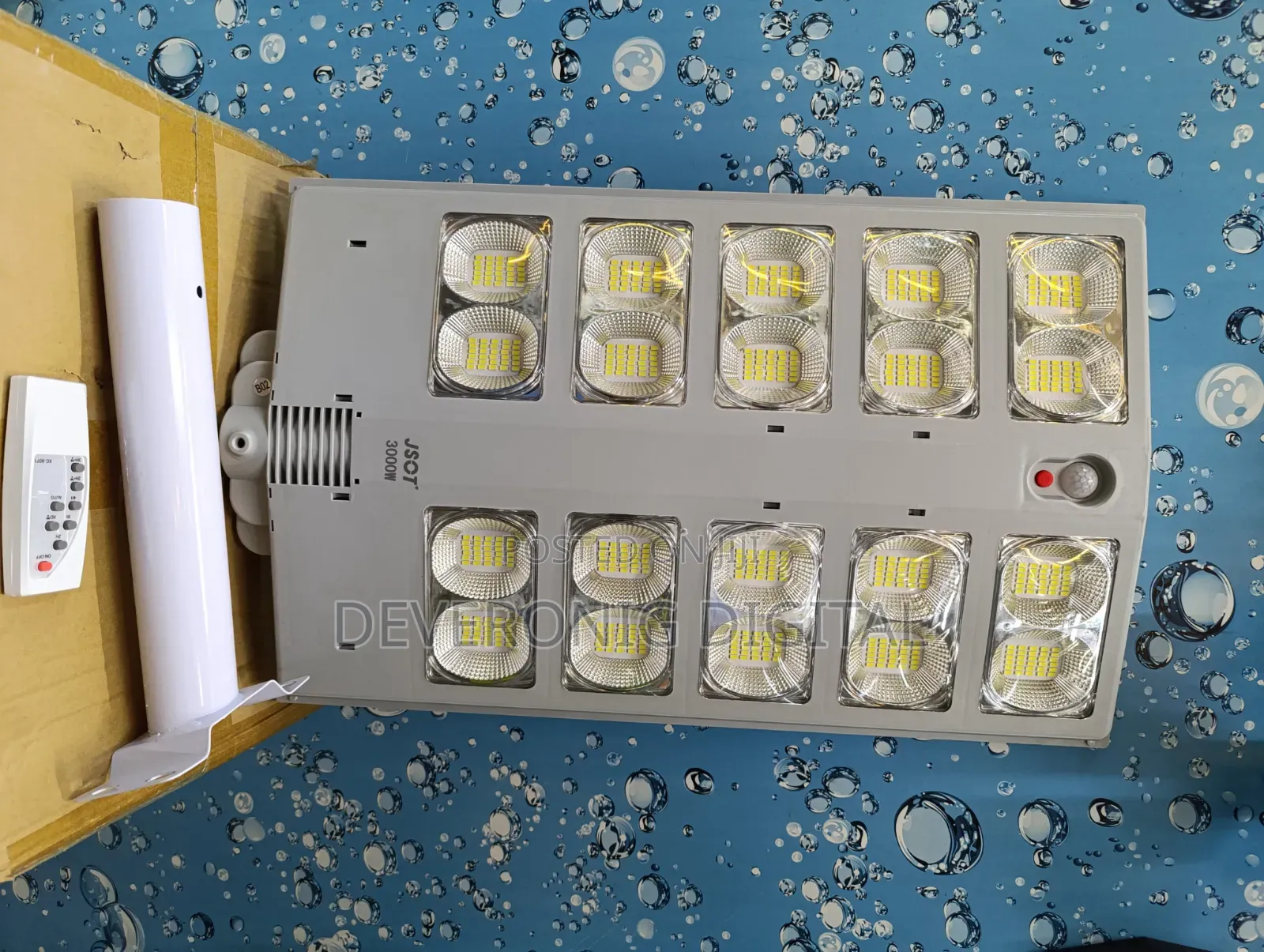 *3000w Grey Solar Street Light + Pole