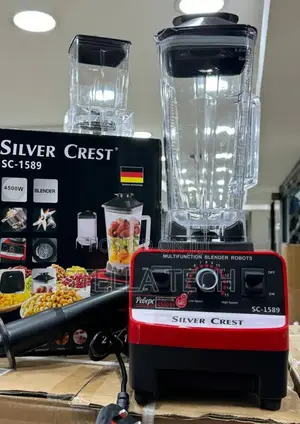 2 in 1 Commercial Silver Crest Blender