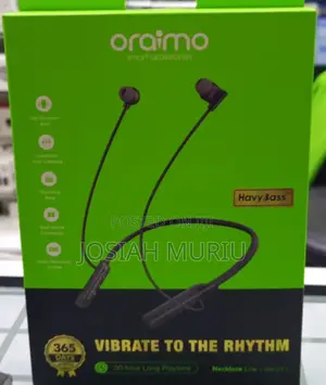 Oraimo Necklace Lite Wireless Neckband Earphones – 30h Playtime,