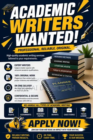 Urgent Hiring: Academic Writers