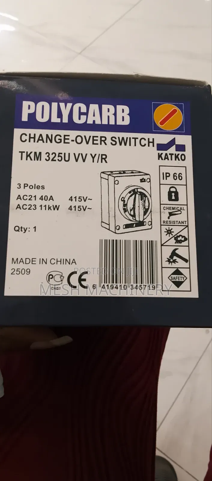 Change Over Switch 40a