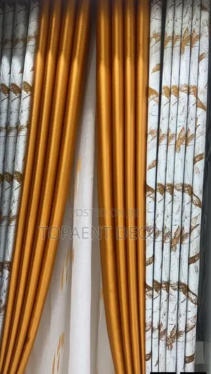 Beautiful Gold and Patterned Curtains Available