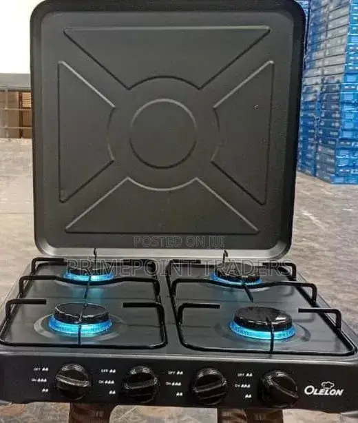 Olelon 4 Burner Table Top Gas Stove – Durable Space-Saving