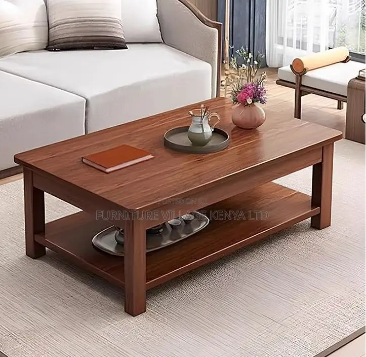 Rectangular Modern Brown Coffee Table