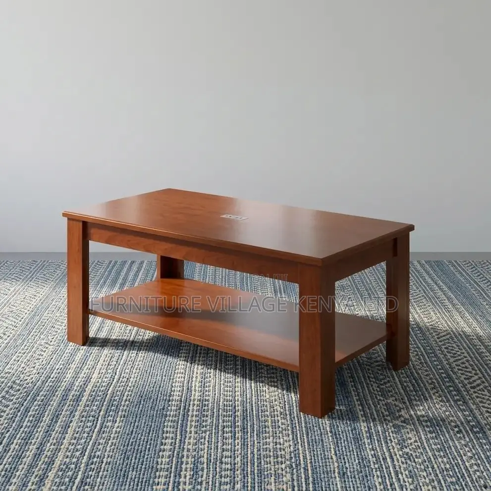 Rectangular Modern Brown Coffee Table