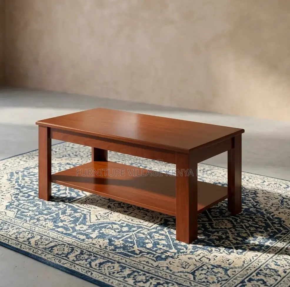 Rectangular Modern Brown Coffee Table