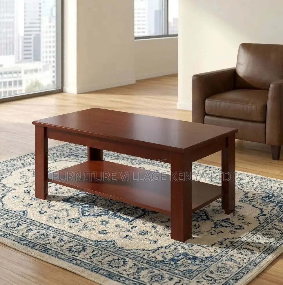 Rectangular Modern Brown Coffee Table