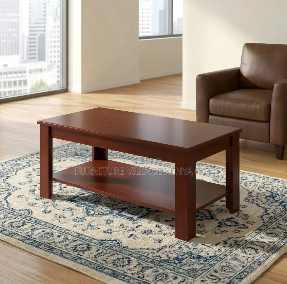 Rectangular Modern Brown Coffee Table