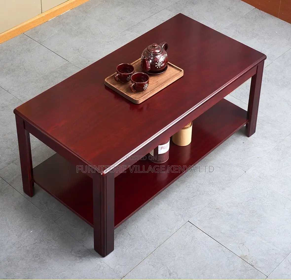 Rectangular Modern Brown Coffee Table