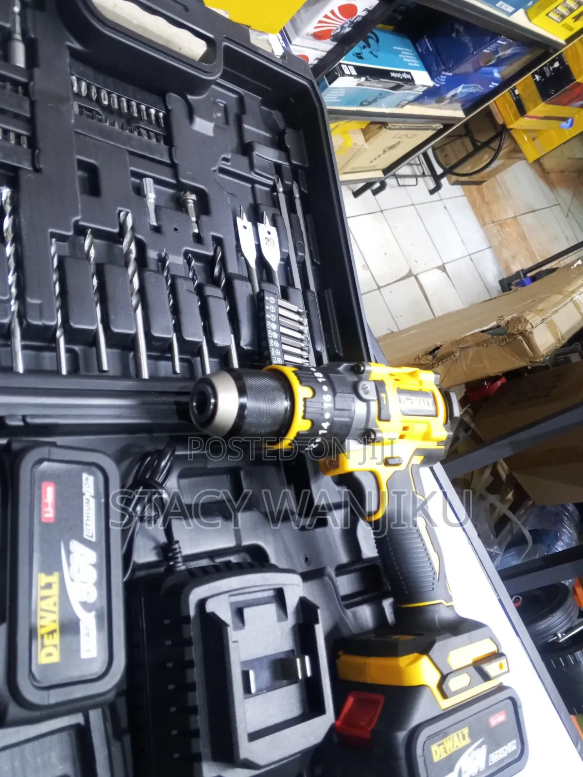 Well Performing Brand New Cordless Dewalt Drill