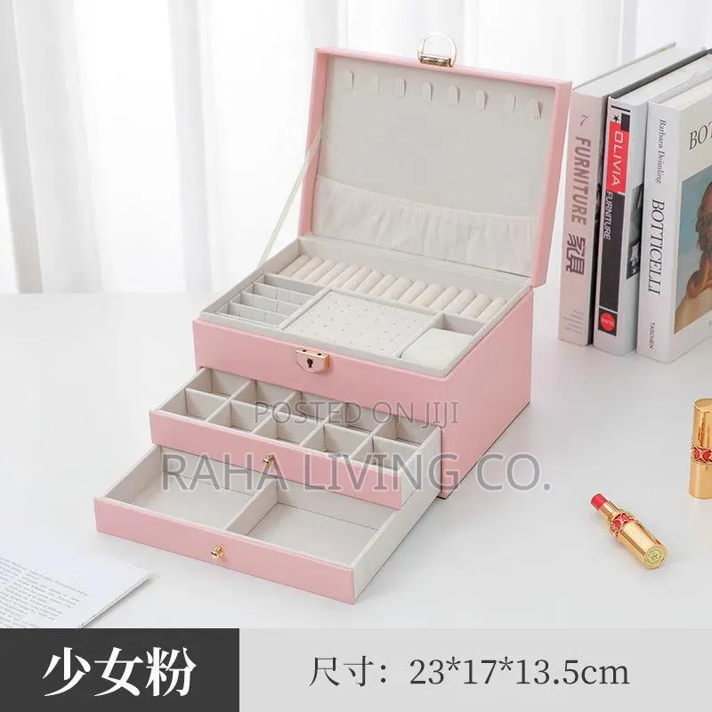 Multi-Layer Jewelry Storage Box | Large Capacity | 3 Colours
