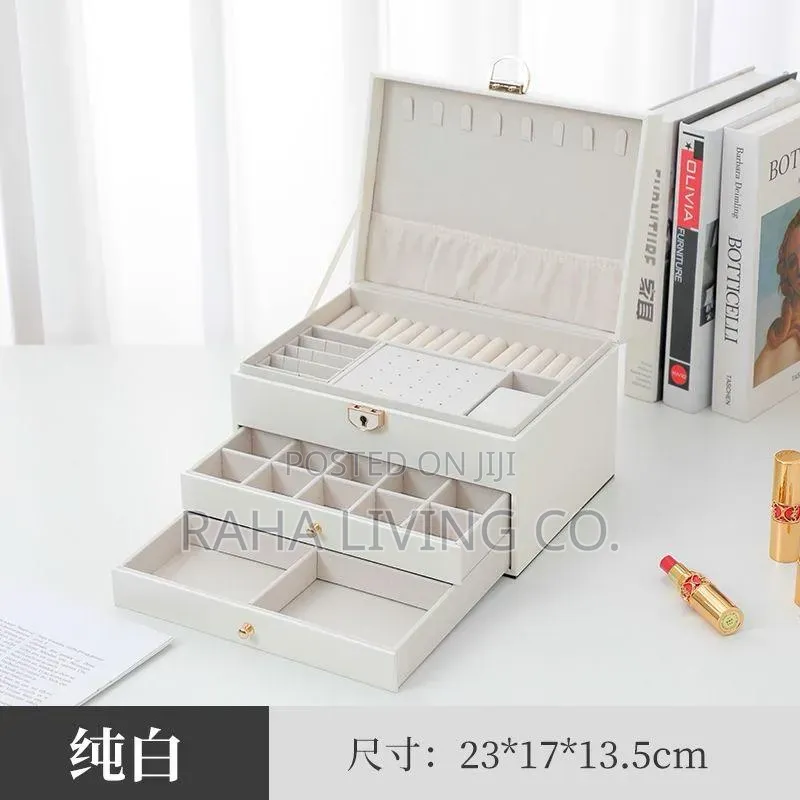 Multi-Layer Jewelry Storage Box | Large Capacity | 3 Colours