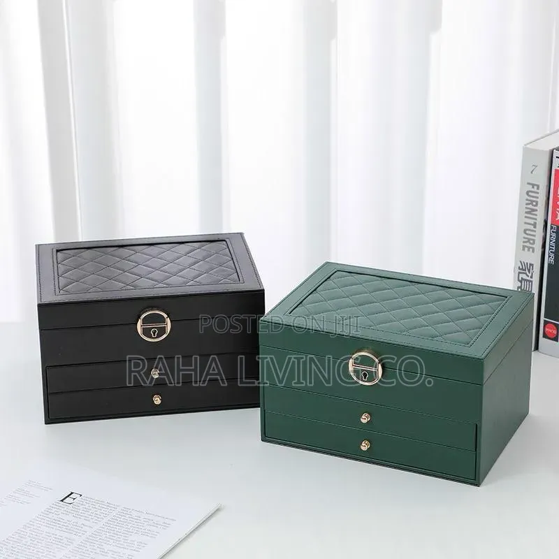 Multi-Layer Jewelry Storage Box | Large Capacity | 3 Colours