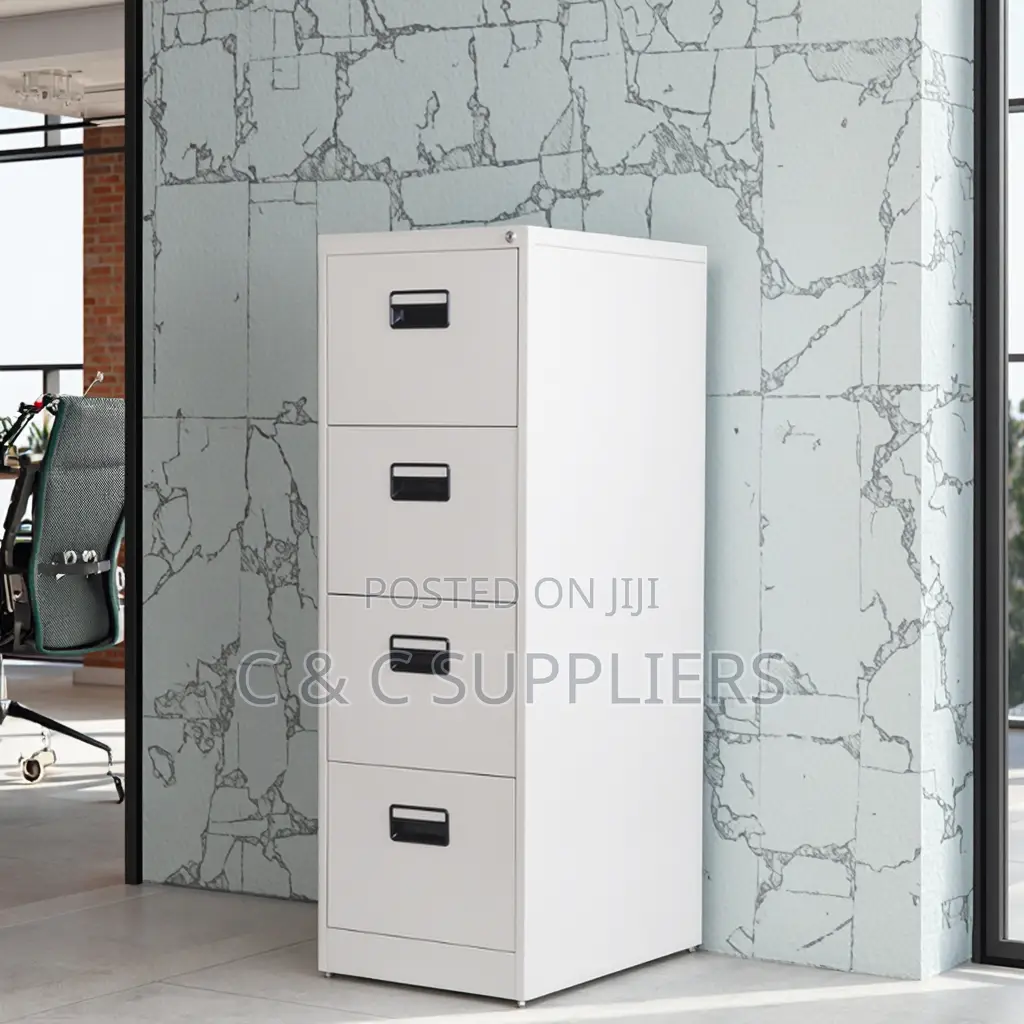 4-drawer Modern File Cabinet.