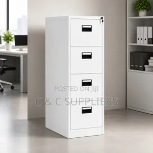 4-drawer Modern File Cabinet.