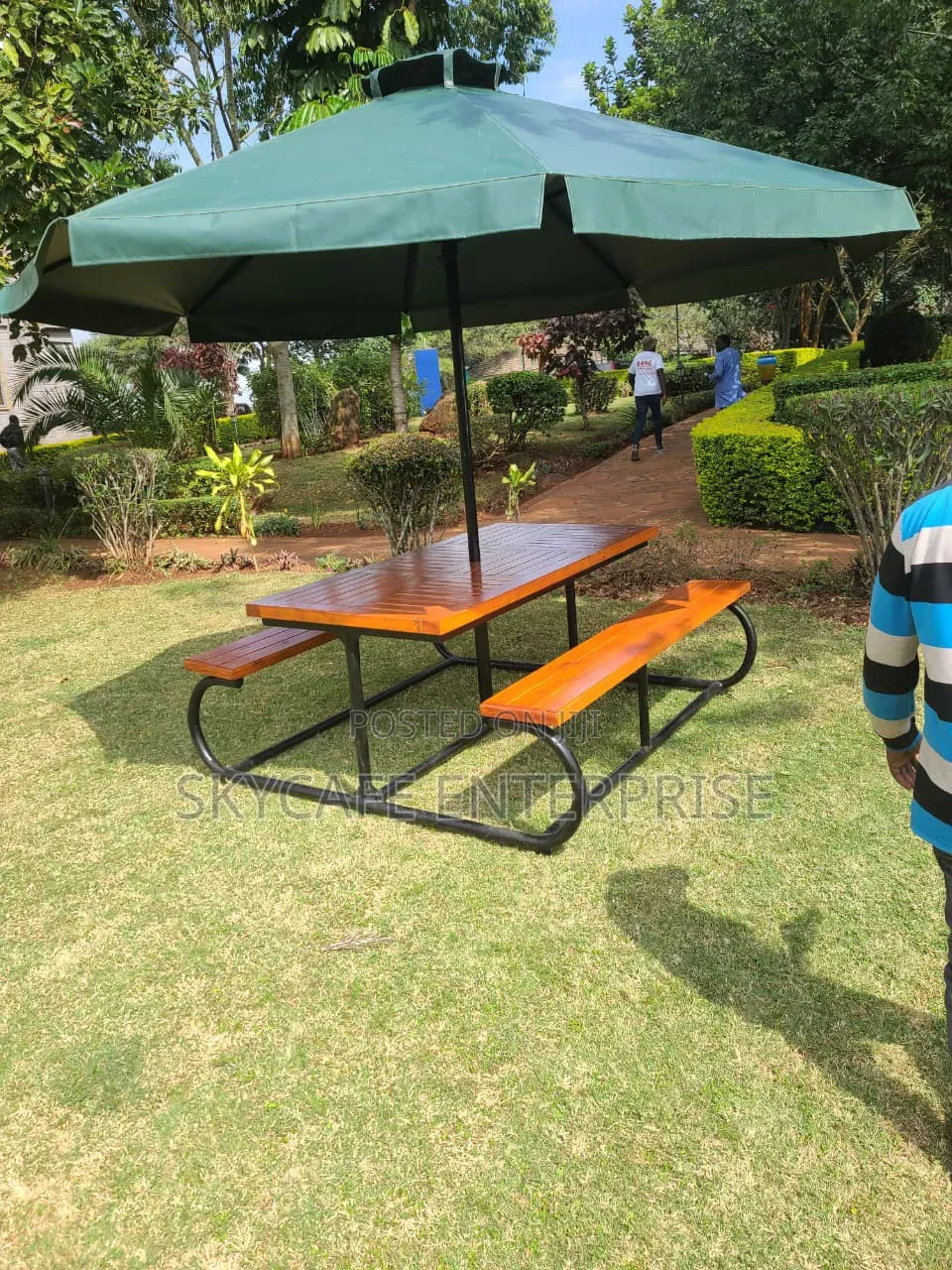 Modern Bench Umbrella