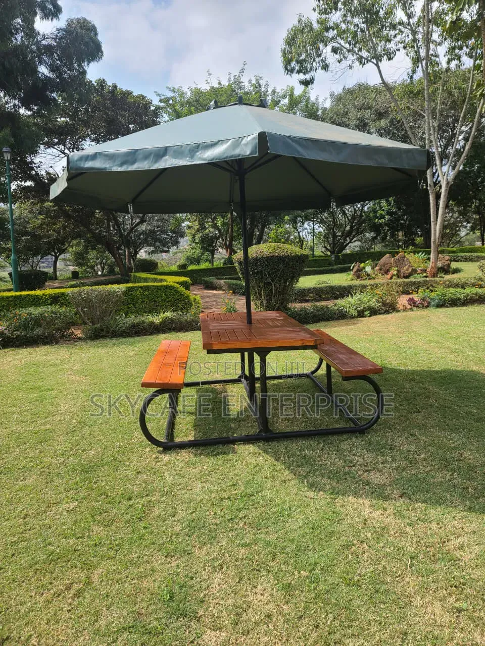 Modern Bench Umbrella
