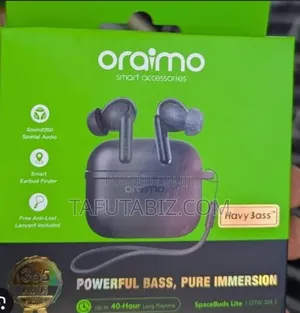 Oraimo Powerful Bass,Pure Immersion Wireless Space Buds Lite Otw-324