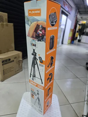 Plokama 1.8m Professional Tripod Stand With Bluetooth Remote