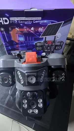Wifi/4g Tripple Lens Solar CCTV Camera