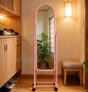 Dressing Mirror: Pink Dressing Corner Mirror for Girls