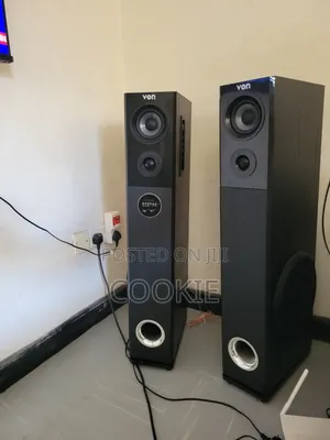 Von 2.0ch Vea2402et Active Speaker Tall Boy Subwoofer 240w RMS