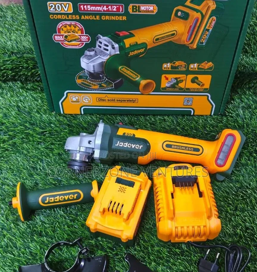 Jadever 115mm Brushless Cordless Angle Grinder