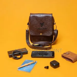 Amari Urban Crossbody Sling — Premium Faux Leather Daily Messenger Bag