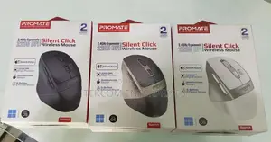 Promate Silent Click Ergonomic Wireless Mouse || Promate Samit