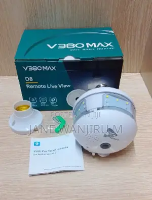 High-Performance V380 Max D8 Wifi Bulb Camera