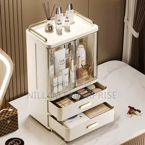 Double Drawer Cosmetic Storage Cabinet.