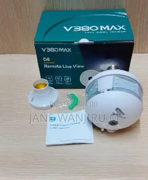 V380 Max D8 360° Hd Bulb Camera With Night Vision