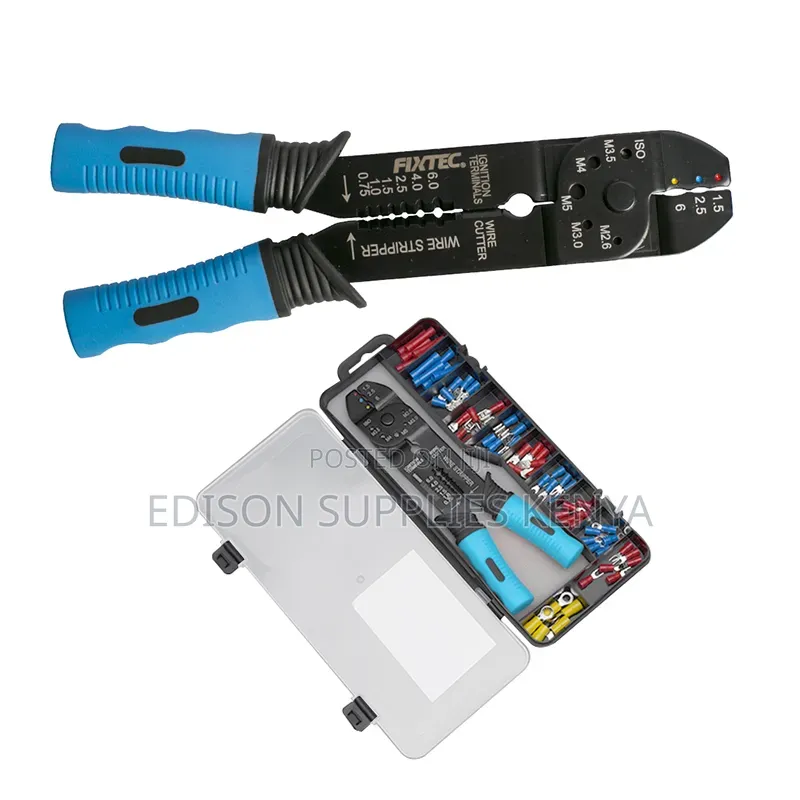 Fixtec Multifunctional Wire Stripper 8" Cable Stripper Crimping Tool
