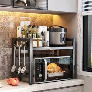 Expandable Metallic High Quality Modern Microwave Stand*