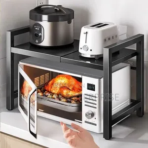Expandable Metallic High Quality Modern Microwave Stand*