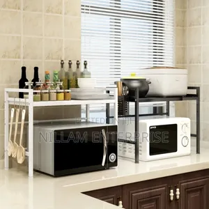 Expandable Metallic High Quality Modern Microwave Stand*