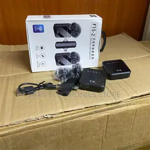 Type-C 3-in-1 Wireless F11-2 Dual Wireless Microphone for Vlogging