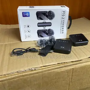 Windproof Professional 3-in-1 F11-2 Wireless Lavalier Mic