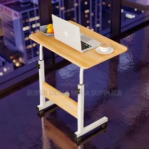 Premium Quality Height Adjustable Movable Laptop Table With Wheels