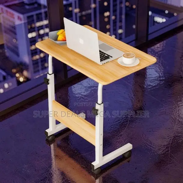 Premium Quality Height Adjustable Movable Laptop Table With Wheels