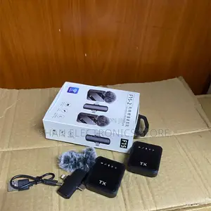 Professional-Quality F11-2 Wireless Double Mini Wireless Lavalier Mic