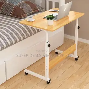 Durable Height Adjustable Multipurpose Laptop Table With Wheels