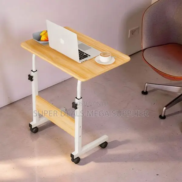 Sturdy Height Adjustable Multipurpose Laptop Table With Wheels