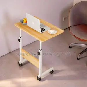 Space-Saving Height Adjustable Multipurpose Laptop Table With Wheels