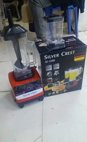 Silver Crest Commercial Blender,Large 2-Litre Capacity Jar