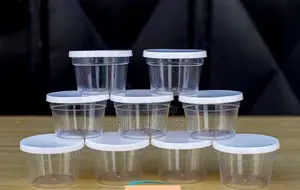 Multipurpose Packing Polypot Containers With Lids - 25ml - 50 PCS